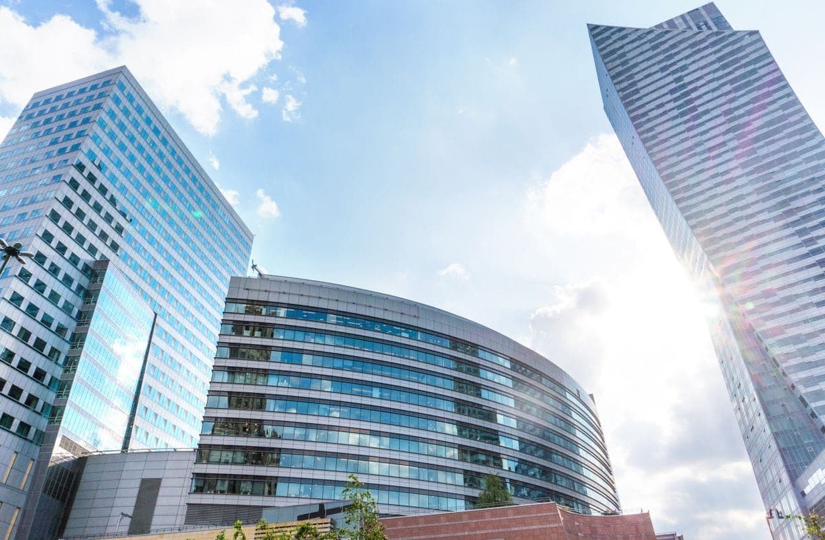 Modern office tower